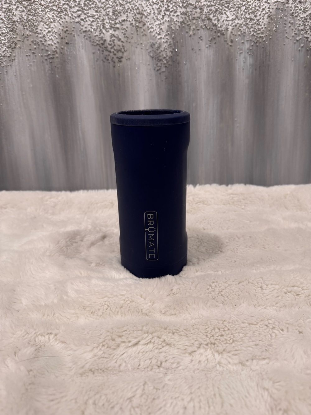 Brumate Slim Can Coozy Navy Blue
